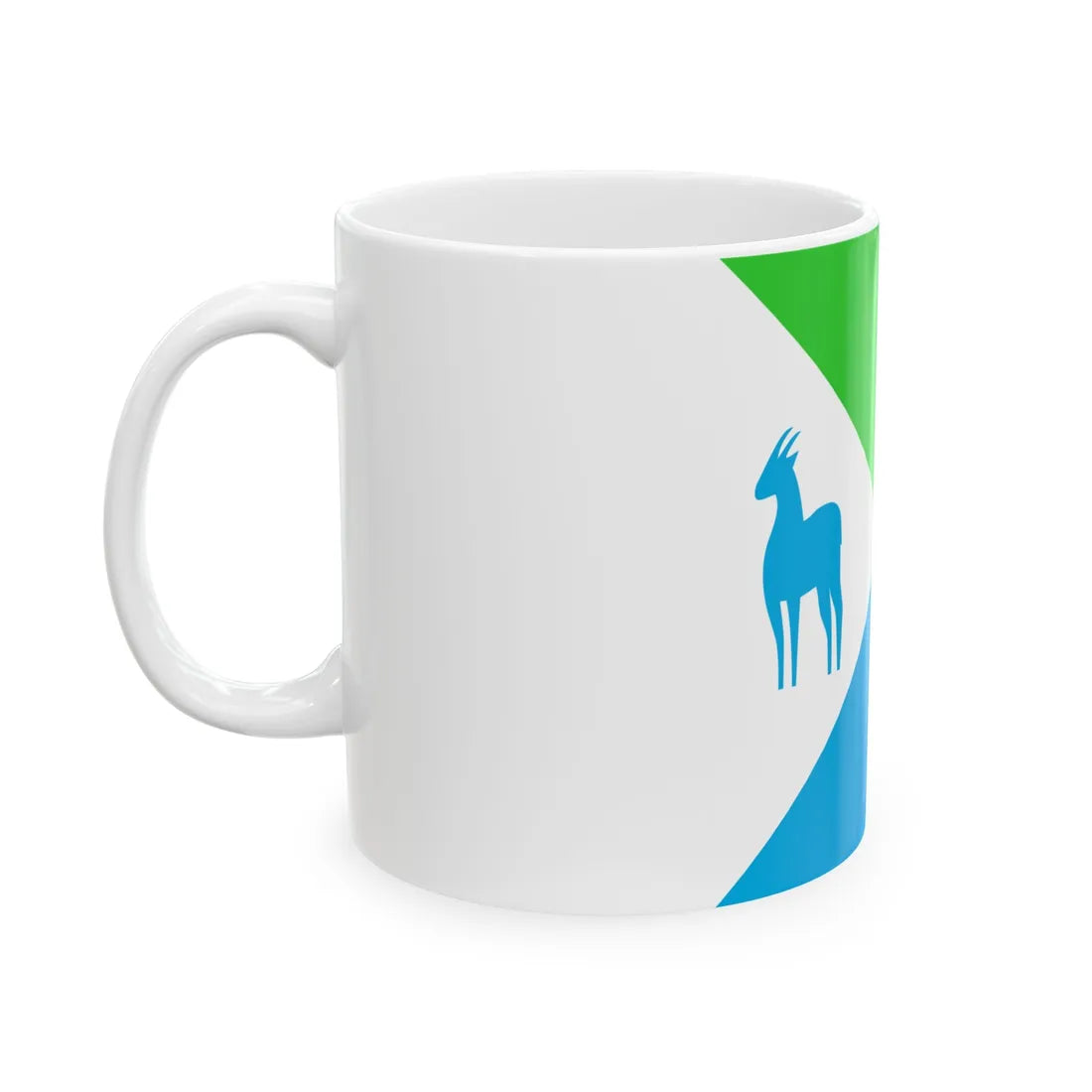 Flag of Sarny (Ukraine) White Coffee Mug - Go Mug Yourself