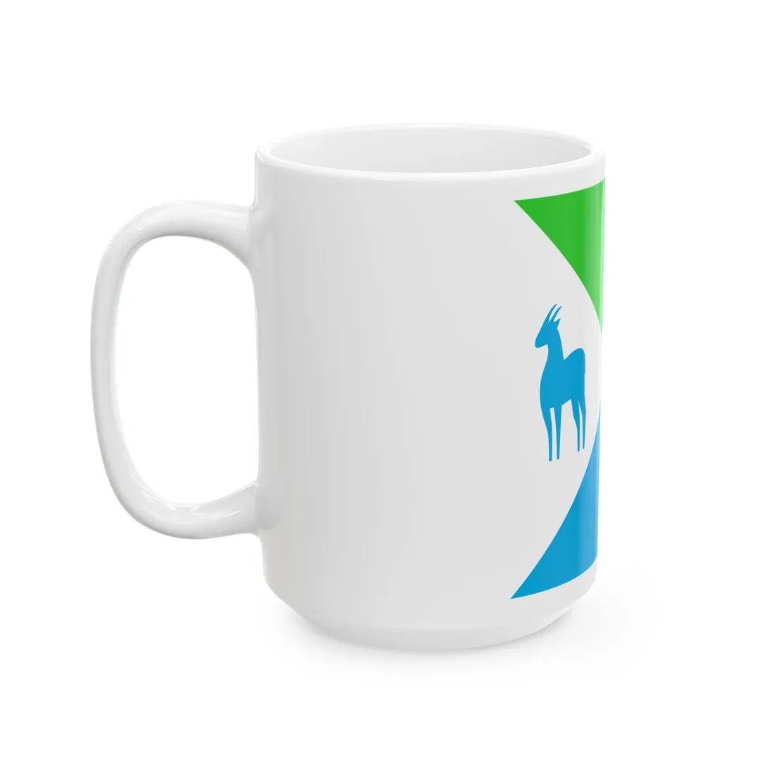 Flag of Sarny (Ukraine) White Coffee Mug - Go Mug Yourself