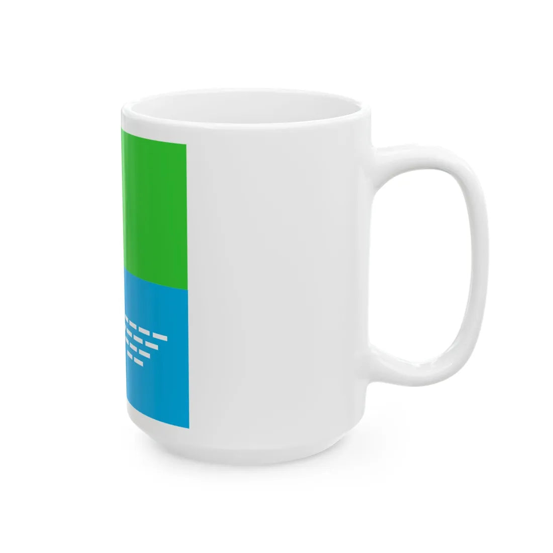 Flag of Sarny (Ukraine) White Coffee Mug - Go Mug Yourself