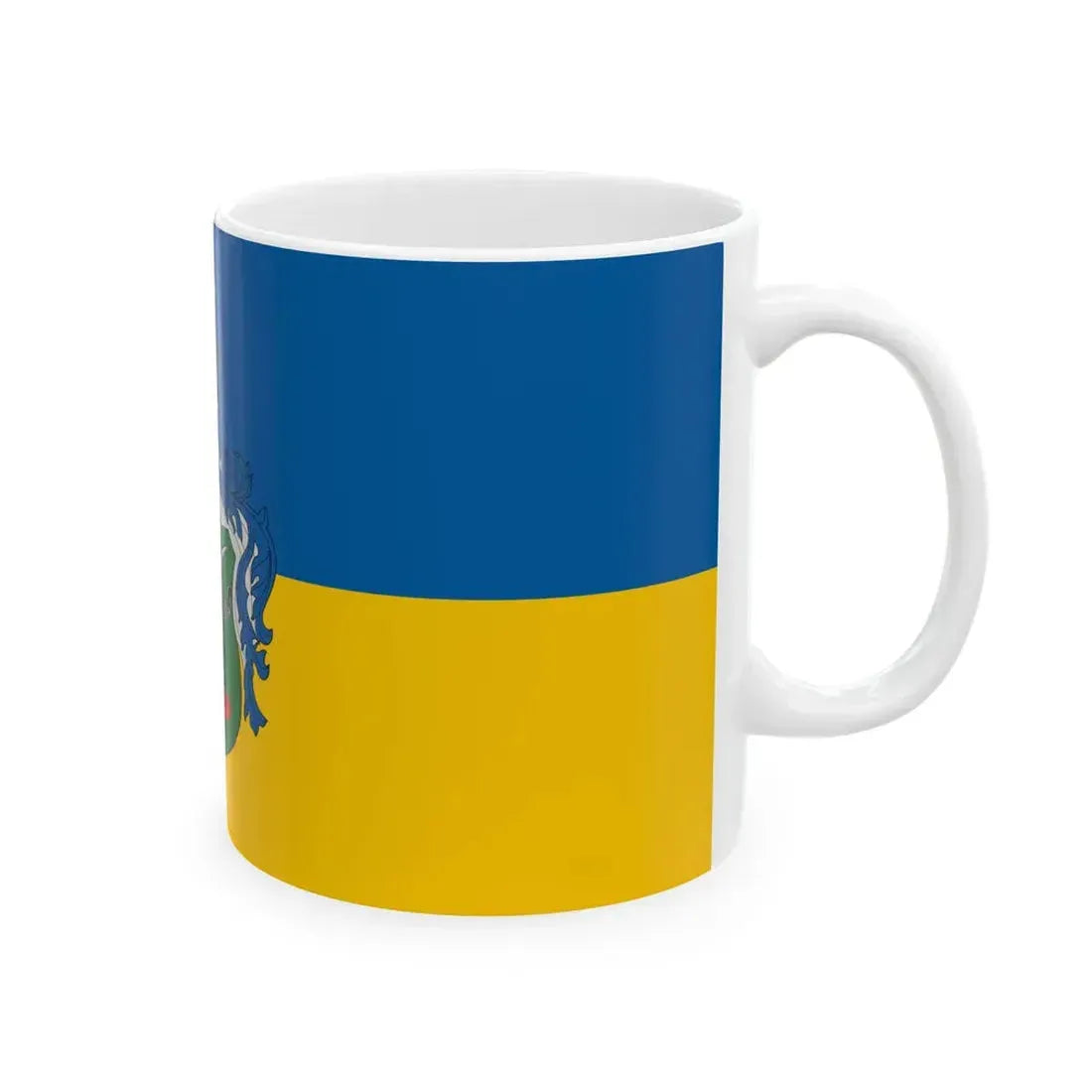 Flag of Sarosd (Hungary) White Coffee Mug - Go Mug Yourself