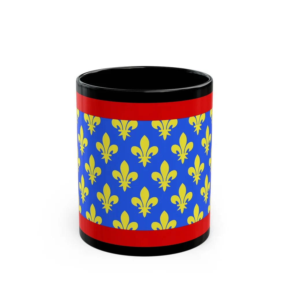 Flag of Sarthe France 2 - Black Coffee Mug-11oz-Go Mug Yourself