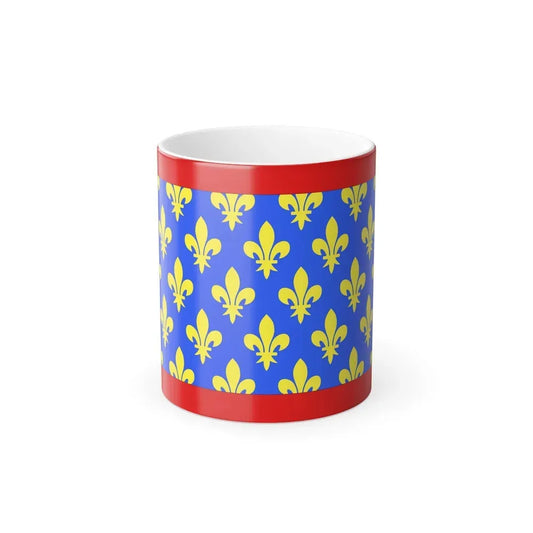 Flag of Sarthe France 2 - Color Changing Coffee Mug 11oz - Go Mug Yourself