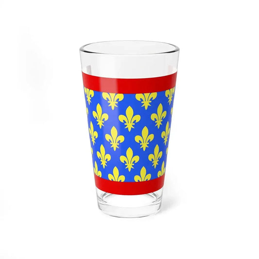 Flag of Sarthe France 2 - Pint Glass 16oz 16oz - Go Mug Yourself