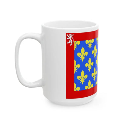 Flag of Sarthe France 2 - White Coffee Mug-Go Mug Yourself