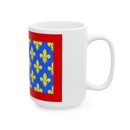 Flag of Sarthe France 2 - White Coffee Mug-Go Mug Yourself