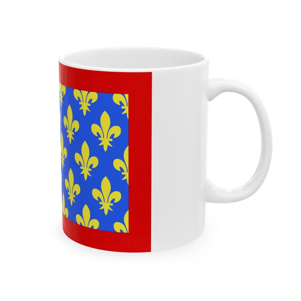 Flag of Sarthe France 2 - White Coffee Mug-Go Mug Yourself