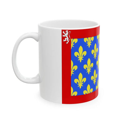 Flag of Sarthe France 2 - White Coffee Mug-Go Mug Yourself