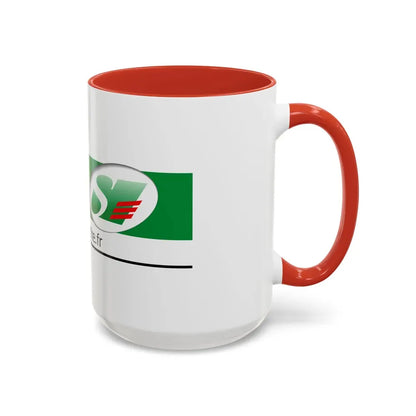 Flag of Sarthe France - Accent Coffee Mug - Go Mug Yourself