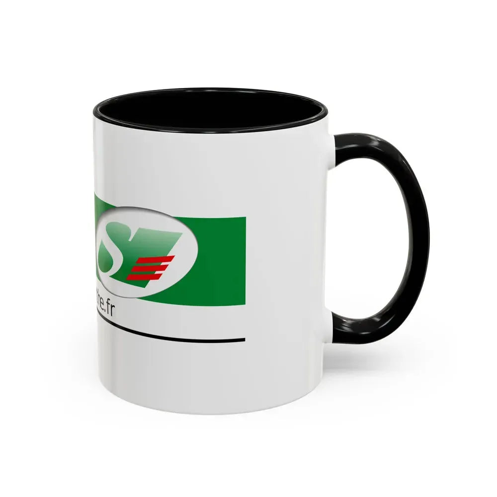Flag of Sarthe France - Accent Coffee Mug - Go Mug Yourself