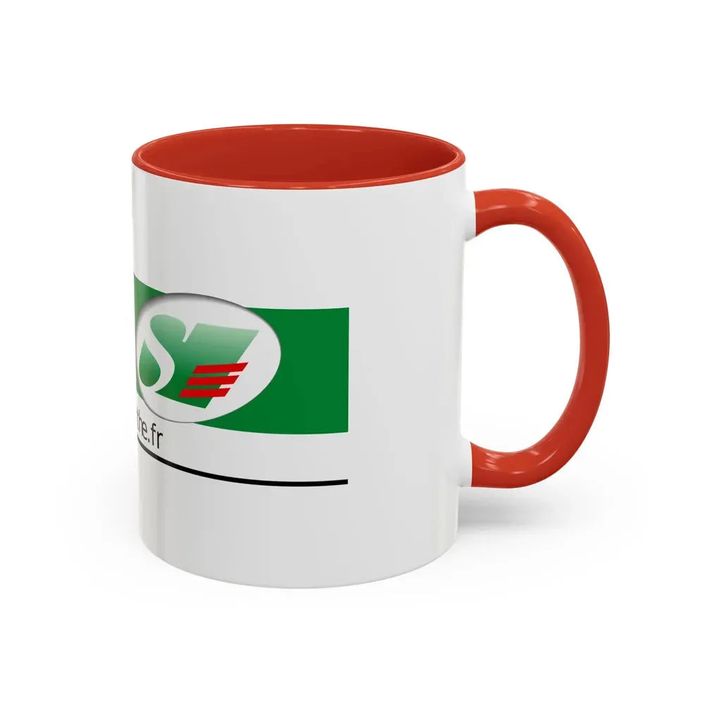 Flag of Sarthe France - Accent Coffee Mug - Go Mug Yourself