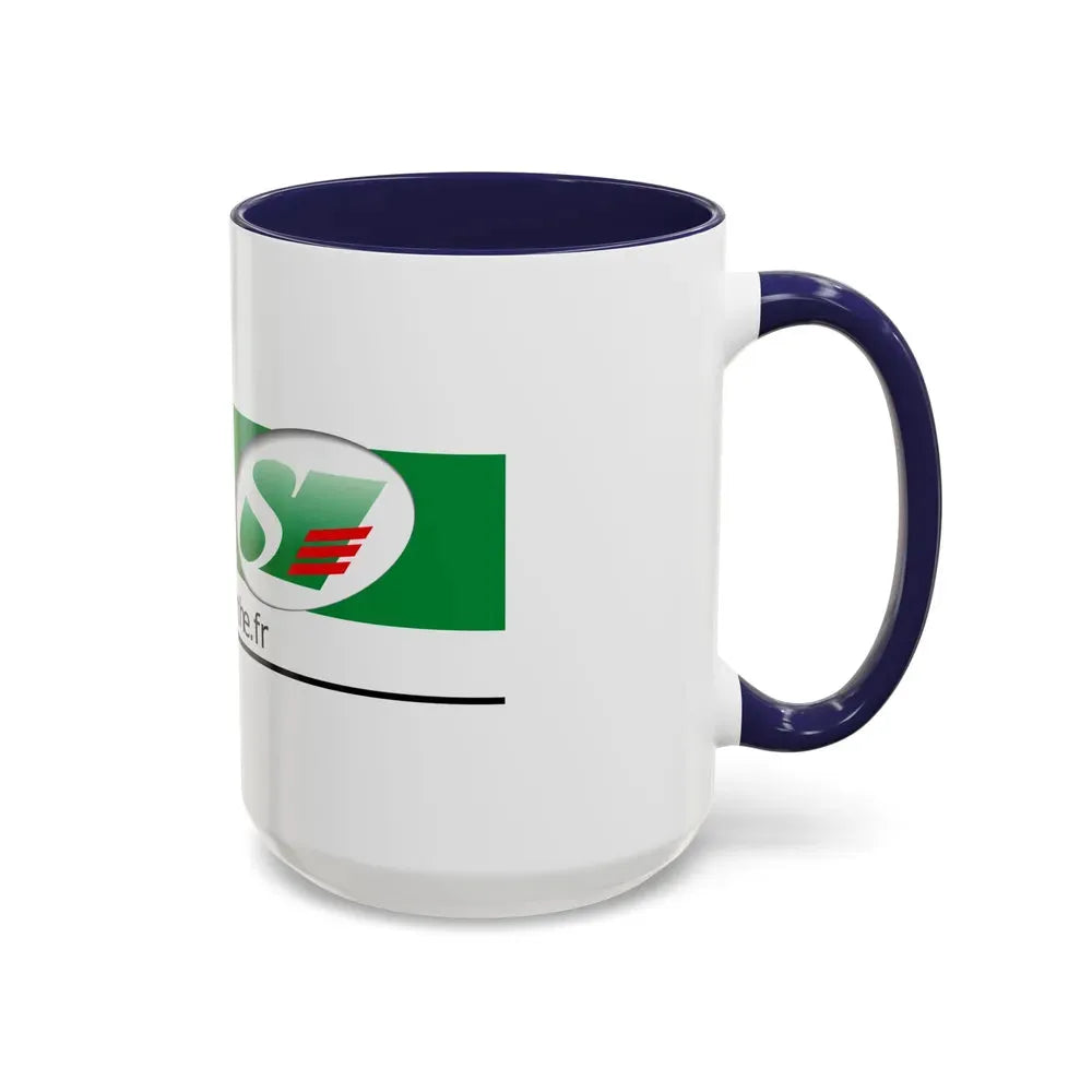 Flag of Sarthe France - Accent Coffee Mug - Go Mug Yourself