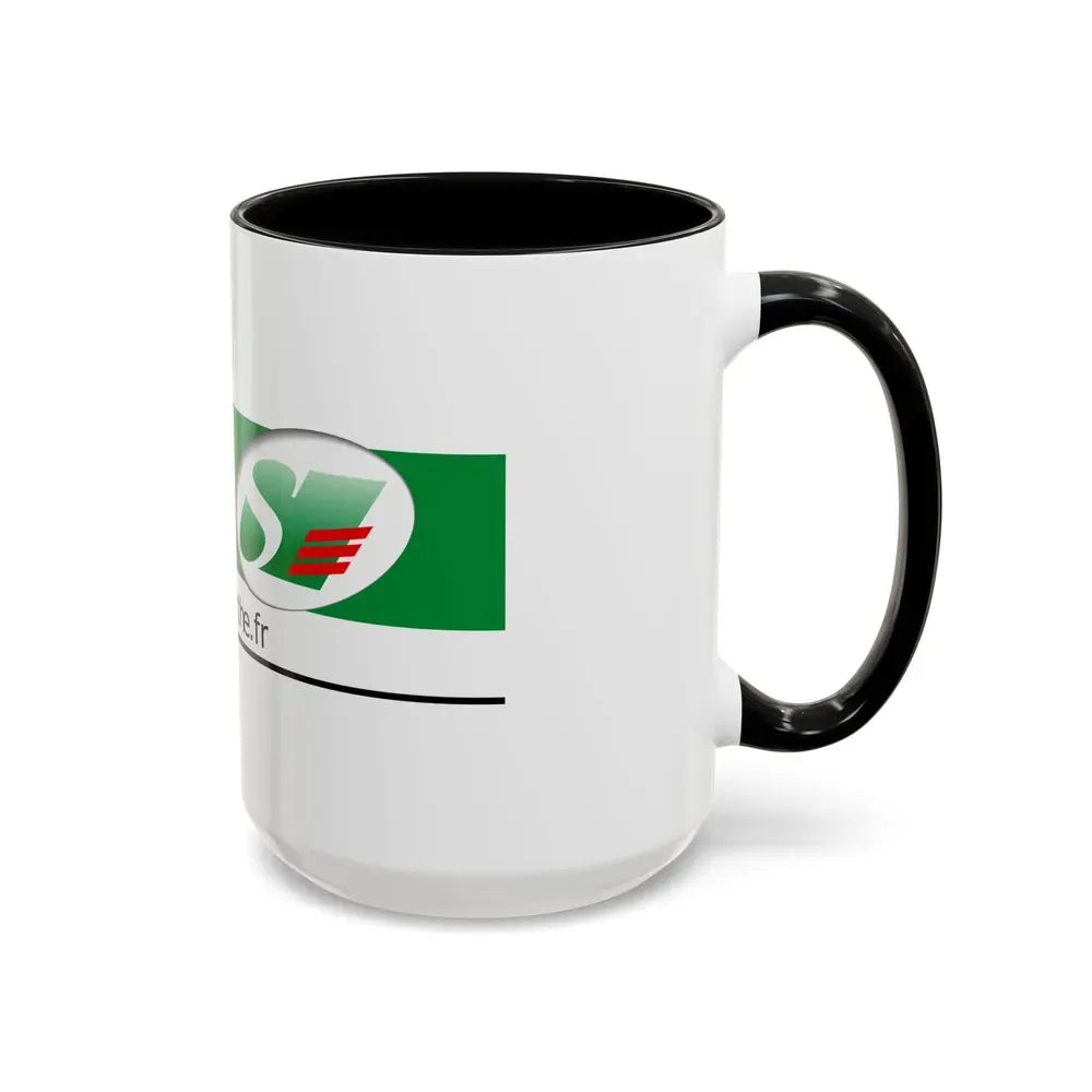 Flag of Sarthe France - Accent Coffee Mug - Go Mug Yourself