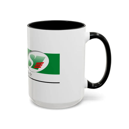 Flag of Sarthe France - Accent Coffee Mug - Go Mug Yourself