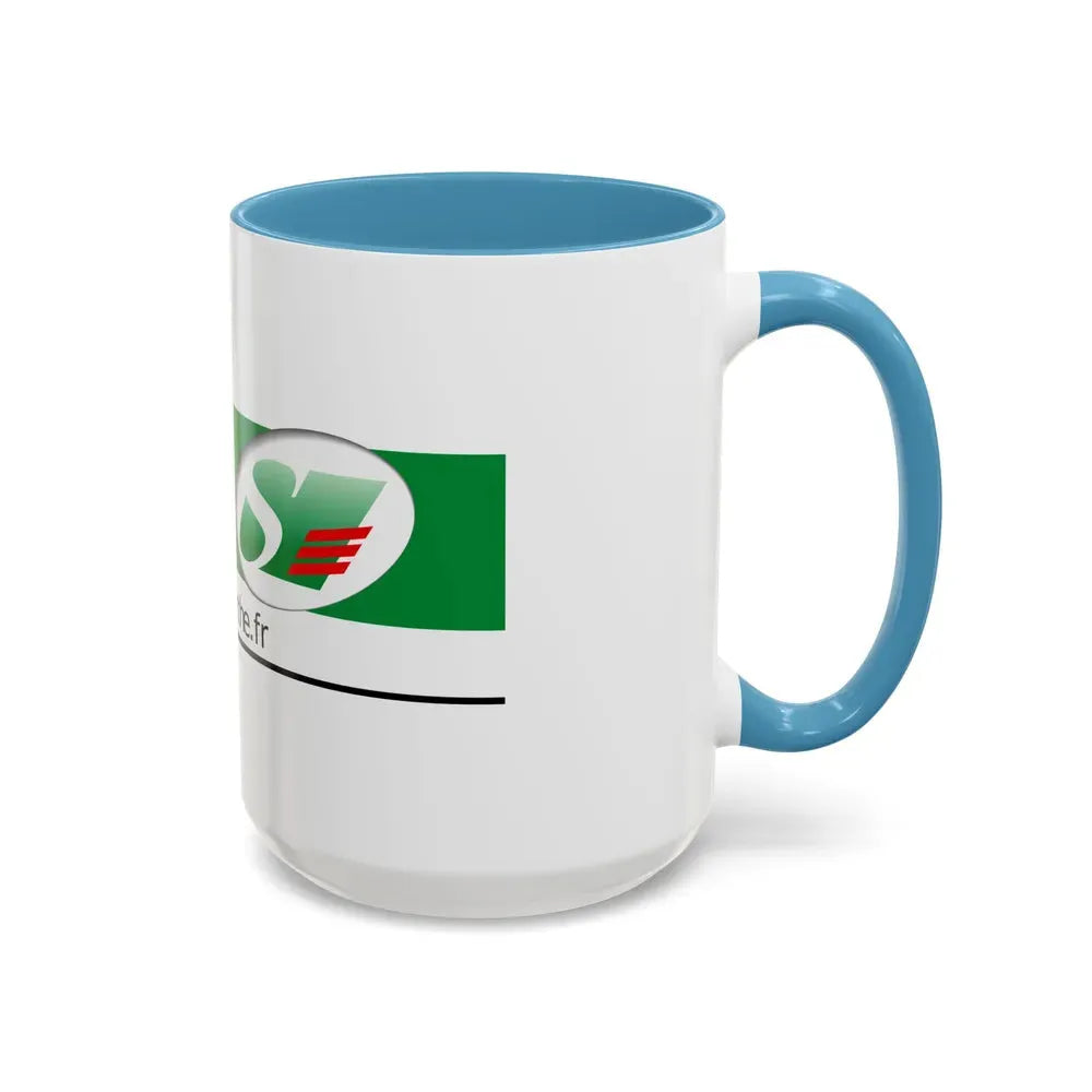 Flag of Sarthe France - Accent Coffee Mug - Go Mug Yourself