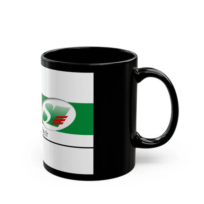 Flag of Sarthe France - Black Coffee Mug-Go Mug Yourself