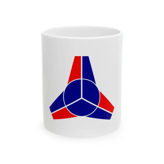 Flag of Sarufutsu Hokkaido (Japan) White Coffee Mug 11oz - Go Mug Yourself