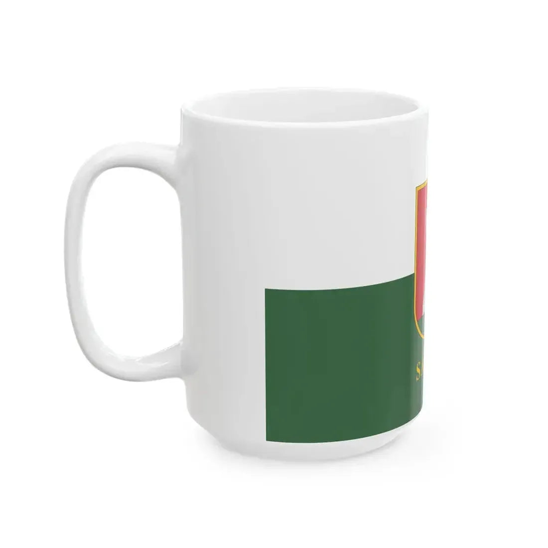 Flag of Sarvar (Hungary) White Coffee Mug - Go Mug Yourself