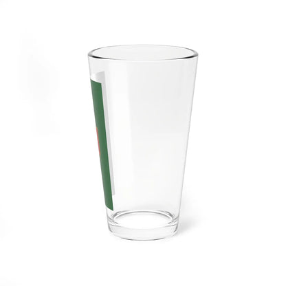 Flag of Sarvar vertical (Hungary) Pint Glass 16oz - Go Mug Yourself
