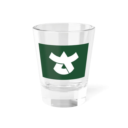 Flag of Sasaguri Fukuoka (Japan) Shot Glass 1.5oz 1.5oz - Go Mug Yourself