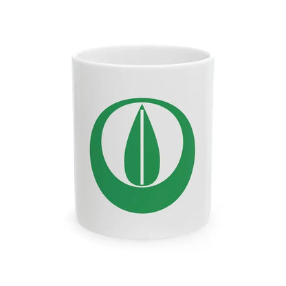 Flag of Sasayama Hyogo 1934-1999 (Japan) White Coffee Mug 11oz - Go Mug Yourself