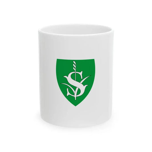 Flag of Sasd (Hungary) White Coffee Mug 11oz - Go Mug Yourself