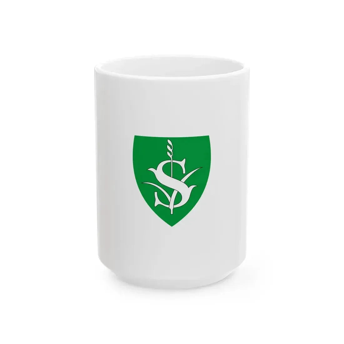 Flag of Sasd (Hungary) White Coffee Mug 15oz - Go Mug Yourself