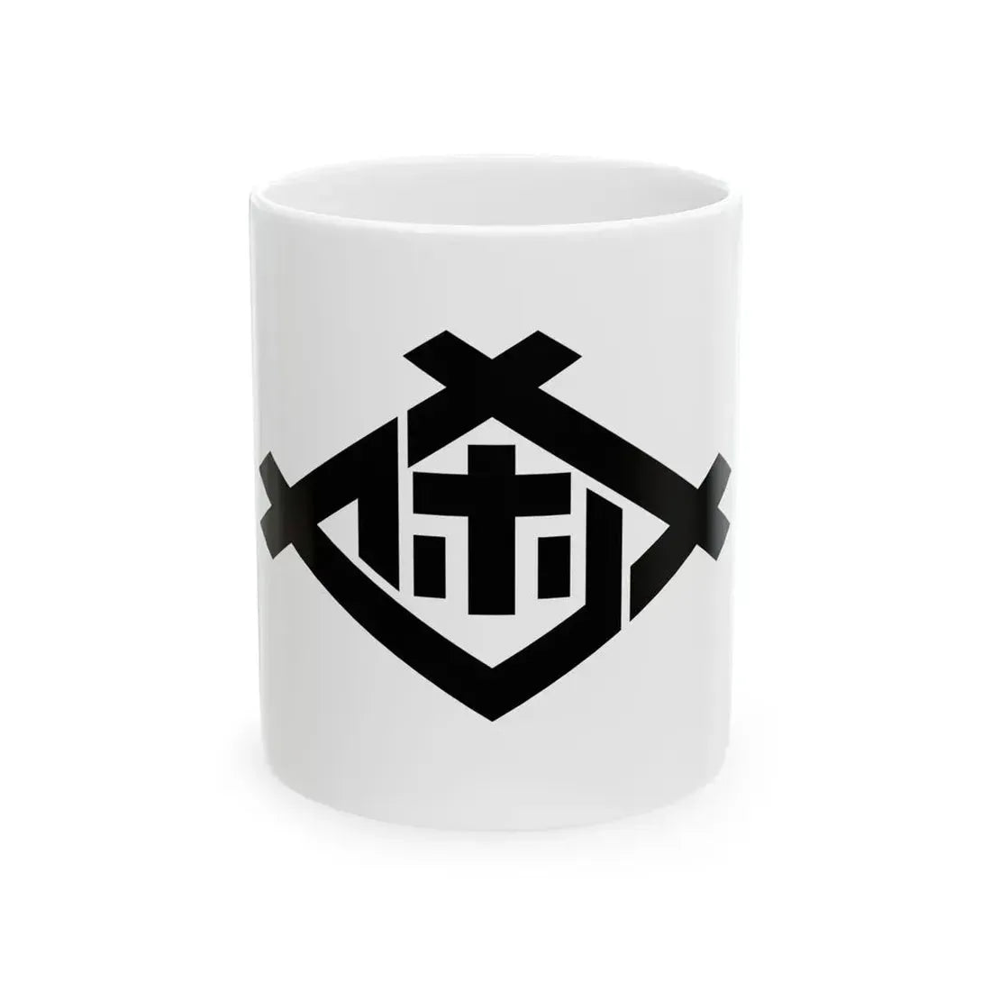 Flag of Sasebo Nagasaki (Japan) White Coffee Mug 11oz - Go Mug Yourself