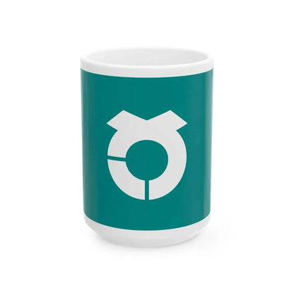 Flag of Sashima Ibaraki 1962-2005 (Japan) White Coffee Mug 15oz - Go Mug Yourself