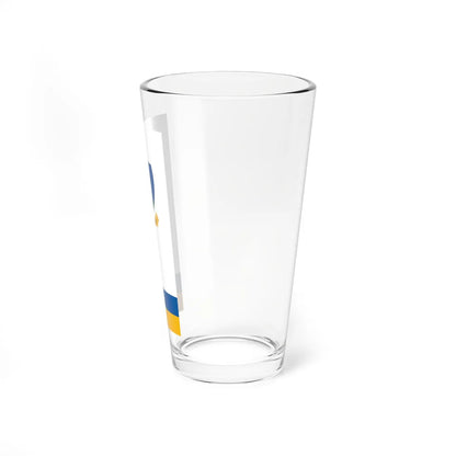 Flag of Saska vertical (Hungary) Pint Glass 16oz - Go Mug Yourself