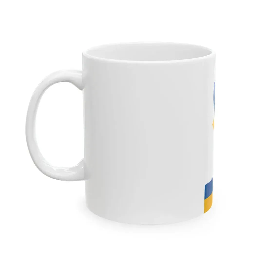 Flag of Saska vertical (Hungary) White Coffee Mug - Go Mug Yourself