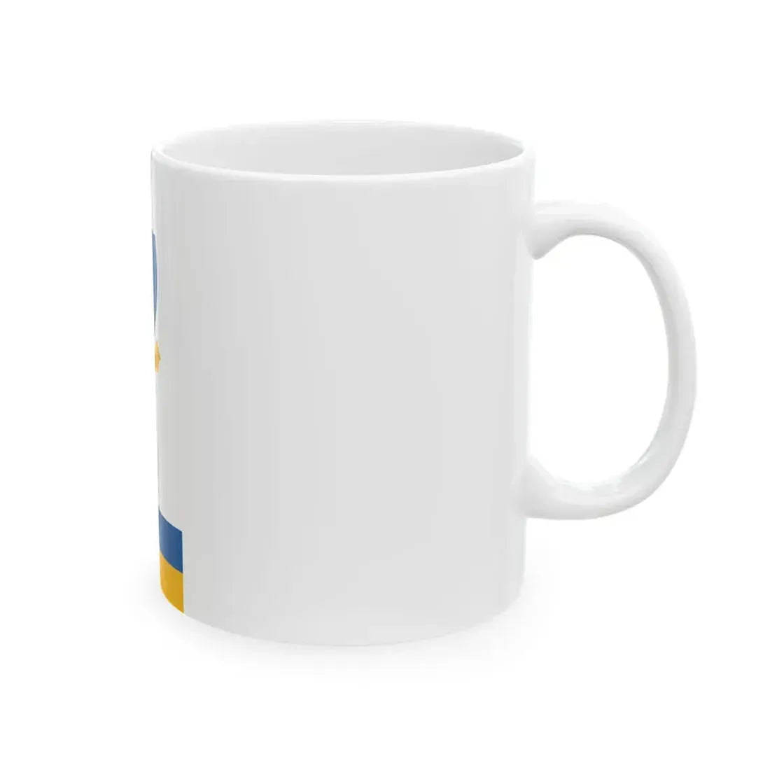 Flag of Saska vertical (Hungary) White Coffee Mug - Go Mug Yourself