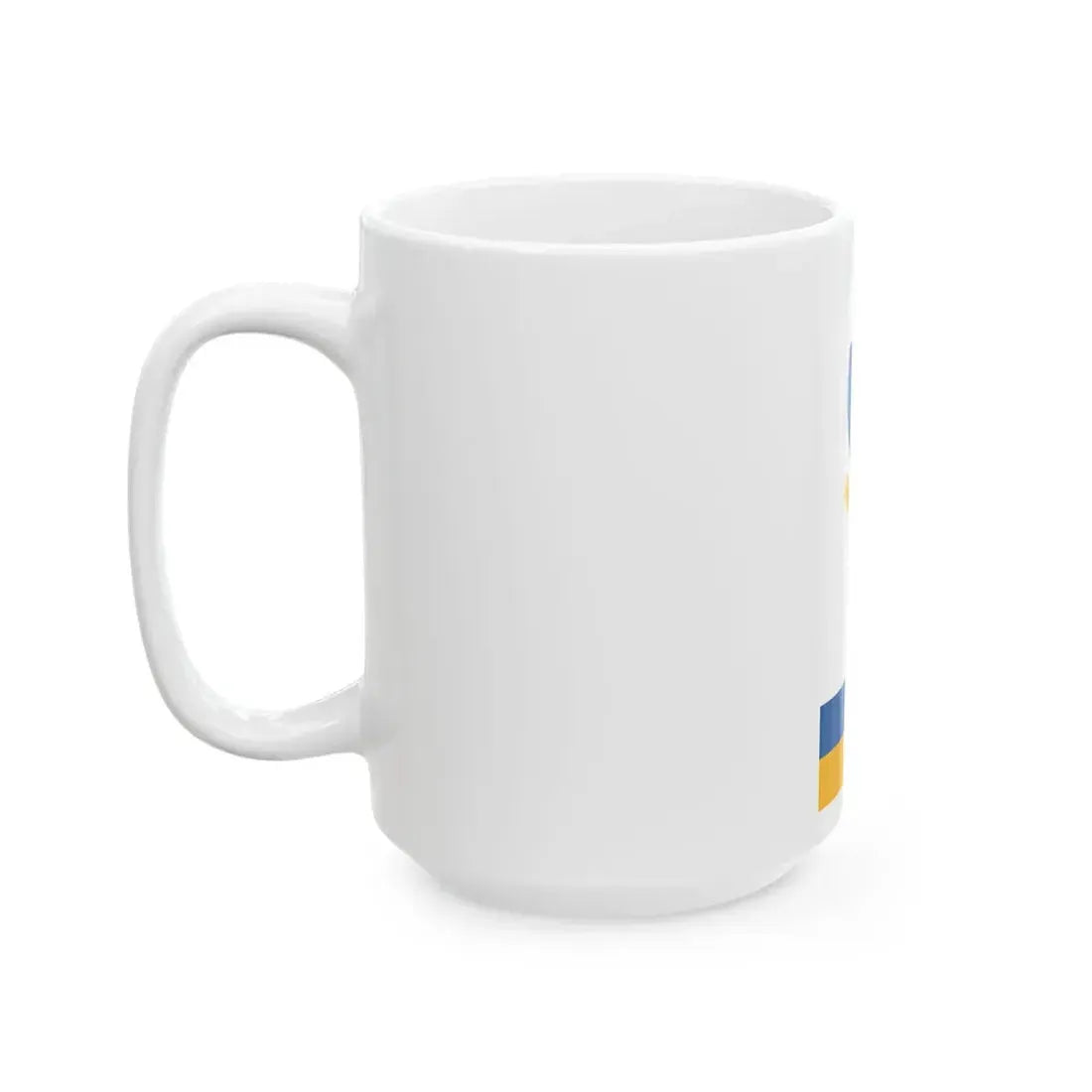 Flag of Saska vertical (Hungary) White Coffee Mug - Go Mug Yourself