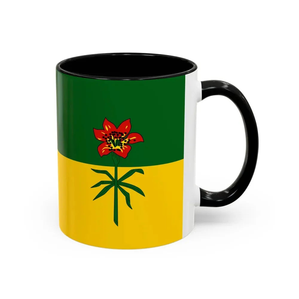 Flag of Saskatchewan Canada - Accent Coffee Mug - Go Mug Yourself