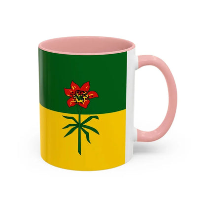 Flag of Saskatchewan Canada - Accent Coffee Mug - Go Mug Yourself