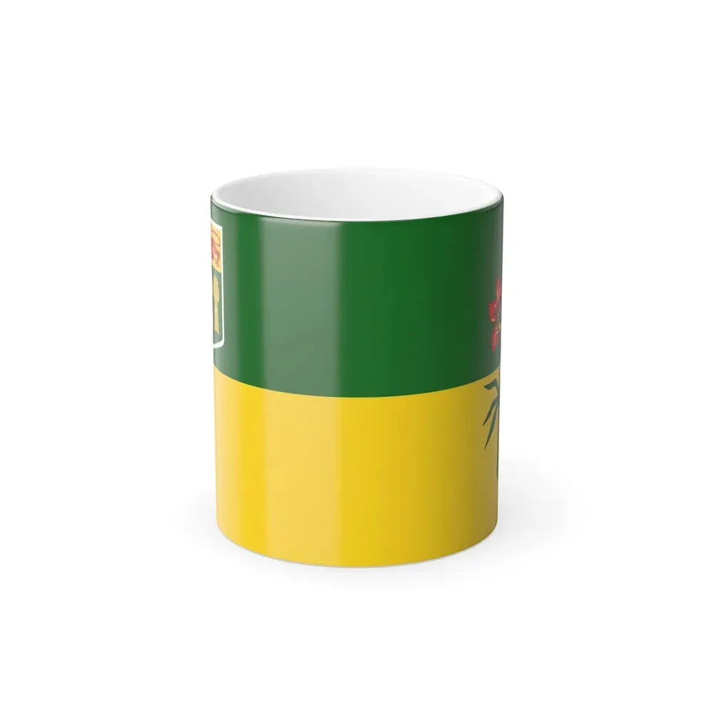 Flag of Saskatchewan Canada - Color Changing Coffee Mug 11oz - Go Mug Yourself