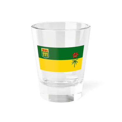 Flag of Saskatchewan (Canada) Shot Glass 1.5oz 1.5oz - Go Mug Yourself