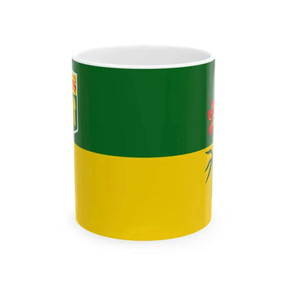 Flag of Saskatchewan (Canada) White Coffee Mug 11oz - Go Mug Yourself