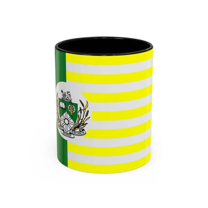 Flag of Saskatoon Canada - Accent Coffee Mug 11oz Black - Go Mug Yourself