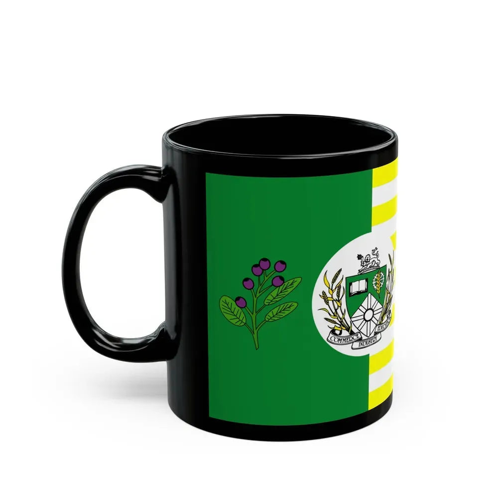 Flag of Saskatoon Canada - Black Coffee Mug - Go Mug Yourself