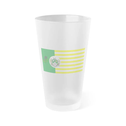 Flag of Saskatoon Canada - Frosted Pint Glass 16oz 16oz Frosted - Go Mug Yourself