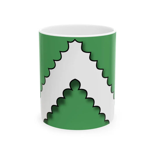 Flag of Sasnovy Bor (Belarus) White Coffee Mug 11oz - Go Mug Yourself
