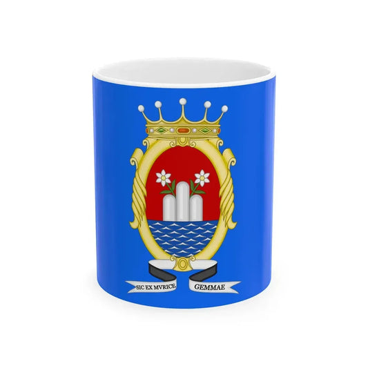 Flag of Sassuolo (Italy) White Coffee Mug 11oz - Go Mug Yourself