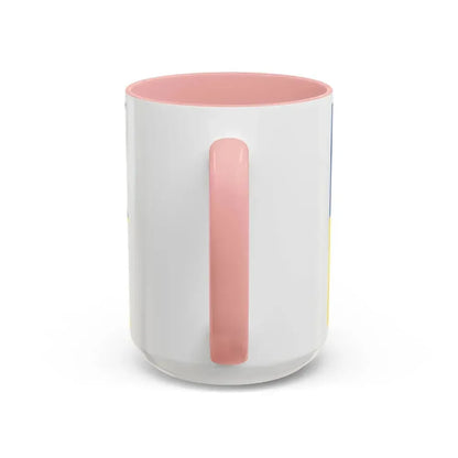 Flag of Satakunta Finland - Accent Coffee Mug - Go Mug Yourself