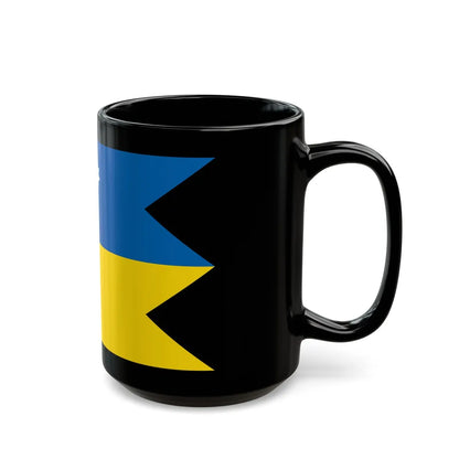 Flag of Satakunta Finland - Black Coffee Mug-Go Mug Yourself