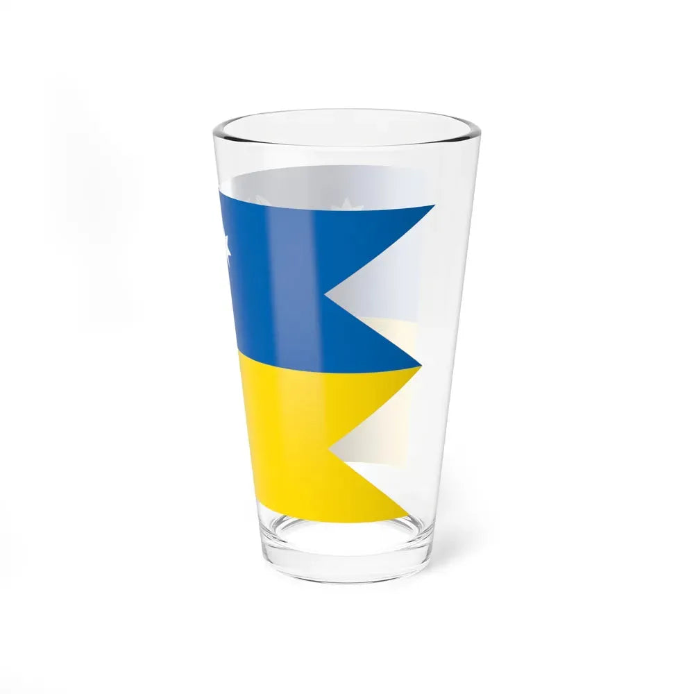 Flag of Satakunta Finland - Pint Glass 16oz - Go Mug Yourself