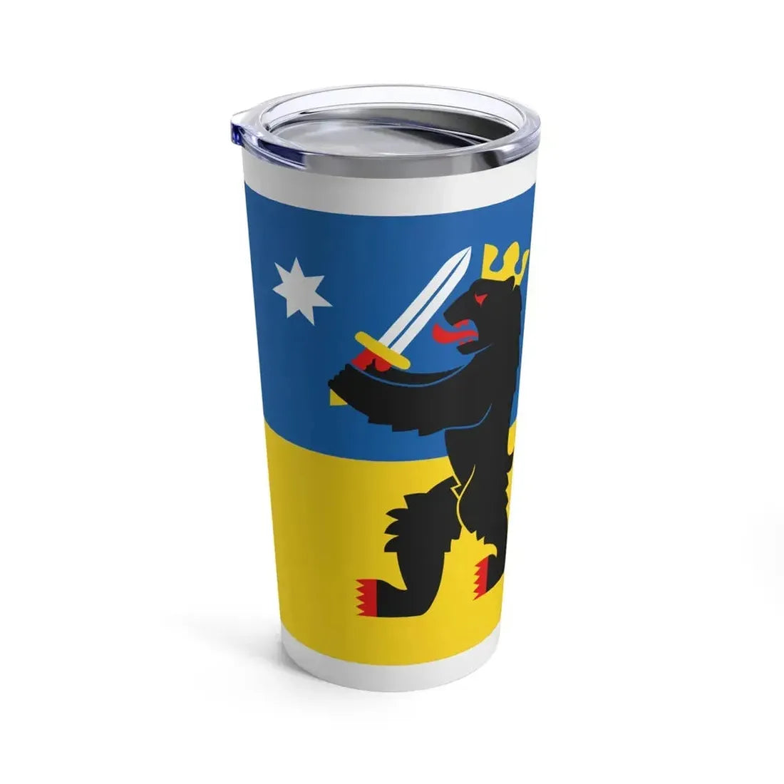 Flag of Satakunta Finland - Tumbler 20oz - Go Mug Yourself