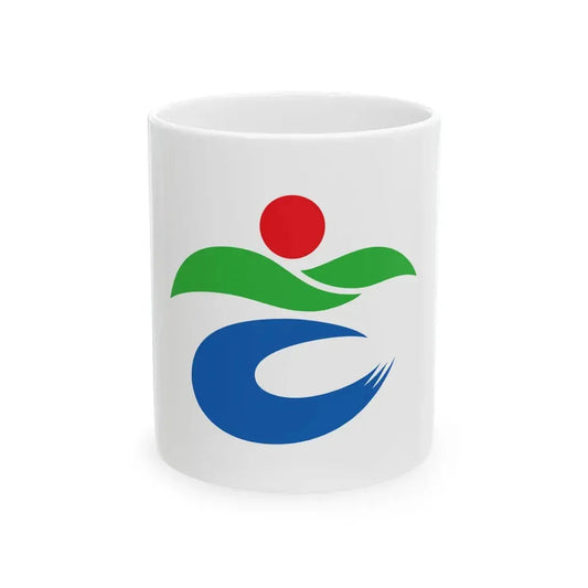Flag of Satsuma Kagoshima (Japan) White Coffee Mug 11oz - Go Mug Yourself