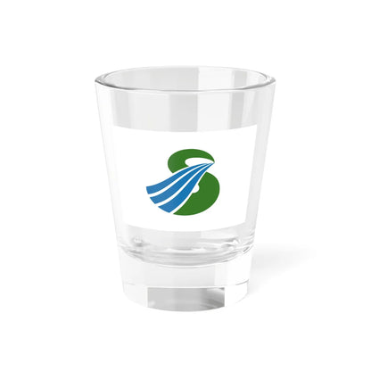 Flag of Satsumasendai Kagoshima (Japan) Shot Glass 1.5oz 1.5oz - Go Mug Yourself