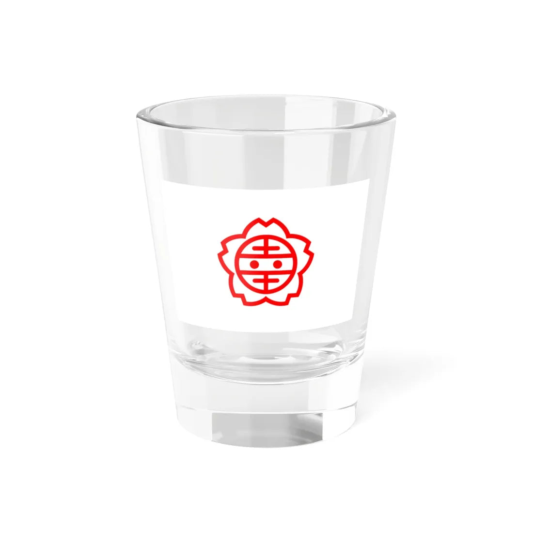 Flag of Satte Saitama (Japan) Shot Glass 1.5oz 1.5oz - Go Mug Yourself