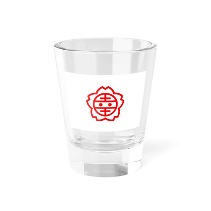 Flag of Satte Saitama (Japan) Shot Glass 1.5oz 1.5oz - Go Mug Yourself